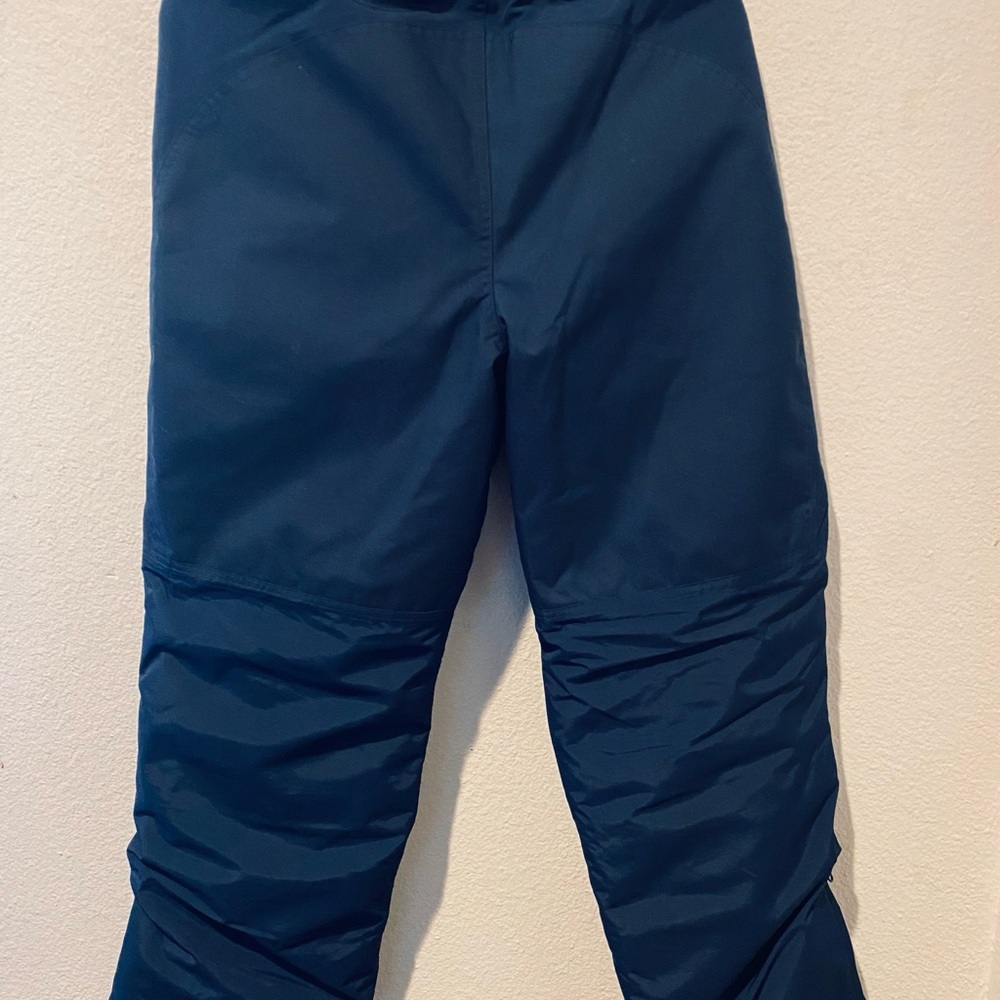 Lands' End Navy Blue Winter Snow Pants Insulated kids/ Adults - Picture 10 of 13